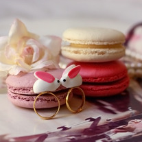 Love bunny ring set
