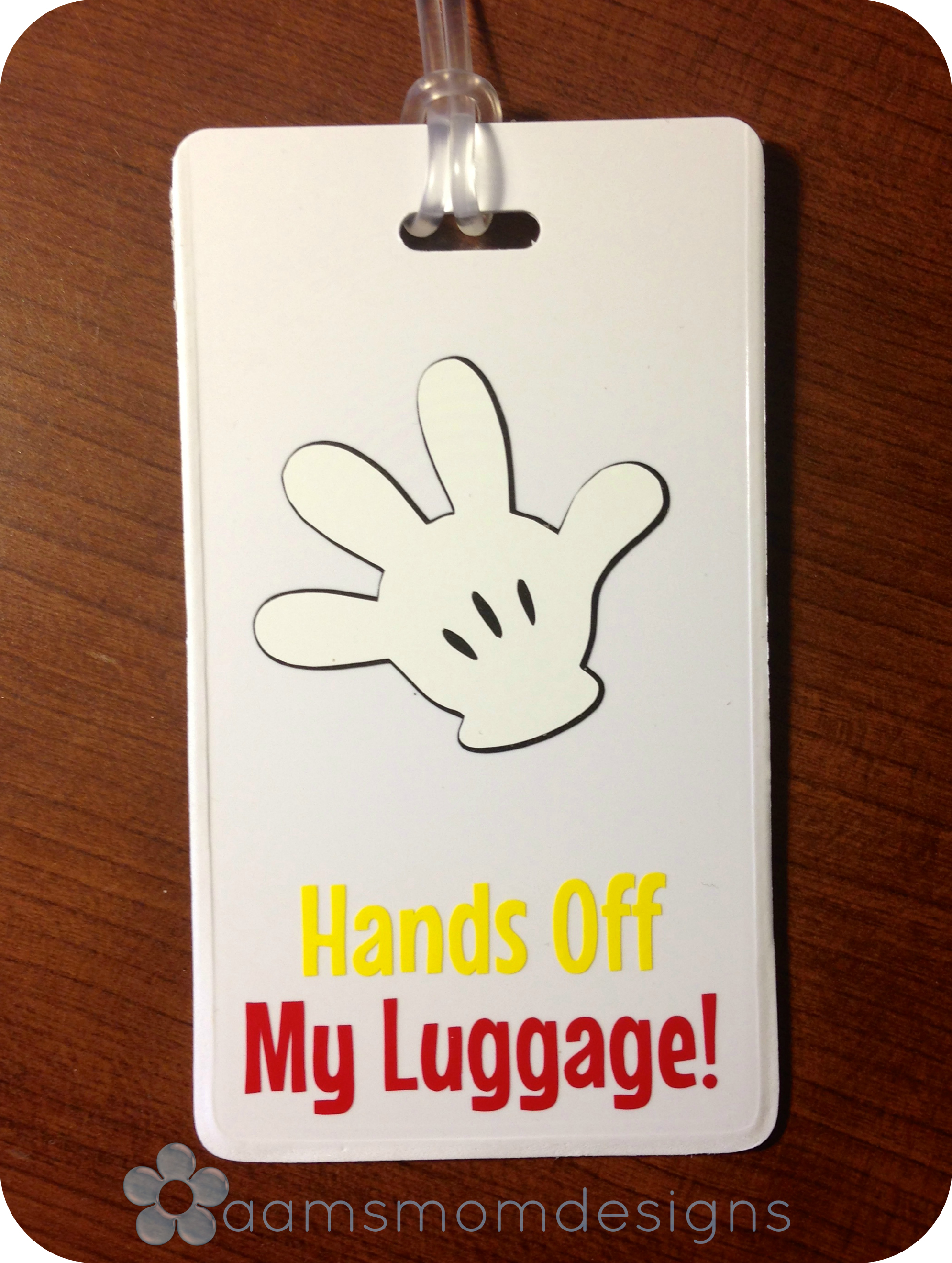 Hands Off! Luggage Tag on Storenvy