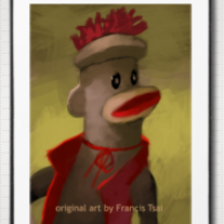 "TOE ART:  MONKEY" iPhone Case 4/4S