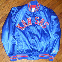 NCAA Kansas University Jayhawks Satin Jacket