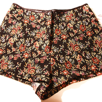 Floral high waist shorts
