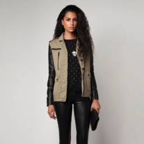 Lita Cargo Leather Jacket