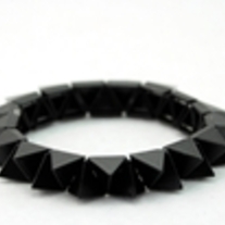 Black Spikes Bracelet