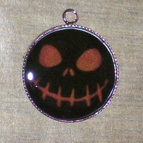 Jack O' Lantern Bezel Pendant