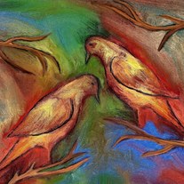 Pigeons - digital art