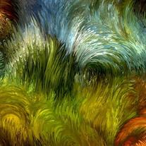 Scrub vegetation - digital art