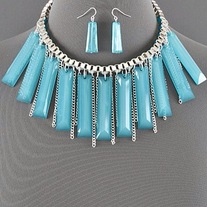 Turquoise Necklace Set 