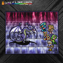 FF4 Bahamut Battle 8x10 PRINT ONLY