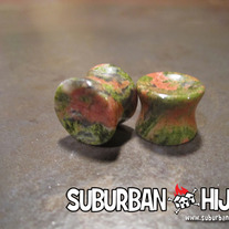 Unakite Stone Saddle Plug