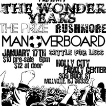 NON-AUTOGRAPHED MAN OVERBOARD/THE WONDER YEARS SHOW POSTER