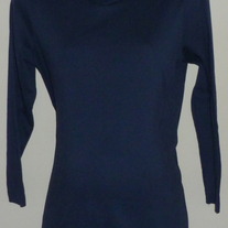 Navy Blue Turtleneck-Dividends Maternity Size Medium