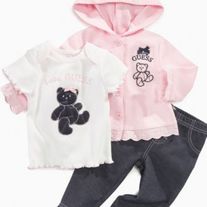 Baby Guess 3-Piece Set- Pink