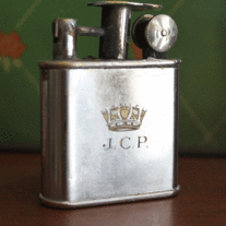 Orlik Sport Petrol Flint Lighter - English Royal Navy logo