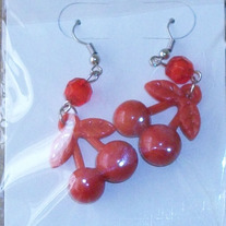 Red Cherry Earrings