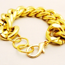 Gold Chunky Link Bracelet