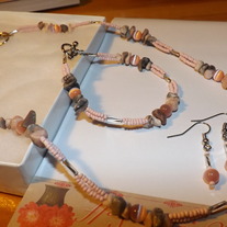 Pink Marble and Cats Eye