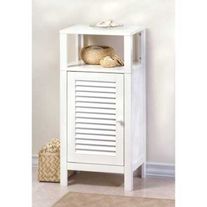 White Bathroom Storage Cabinet