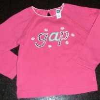 Pink Long Sleeve Gap Shirt Size 2T
