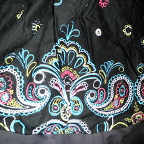 Stretch Black Flowy Tube Top