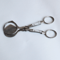 Wick Trimming Scissors - Mother of Pearl Inlaid Handles