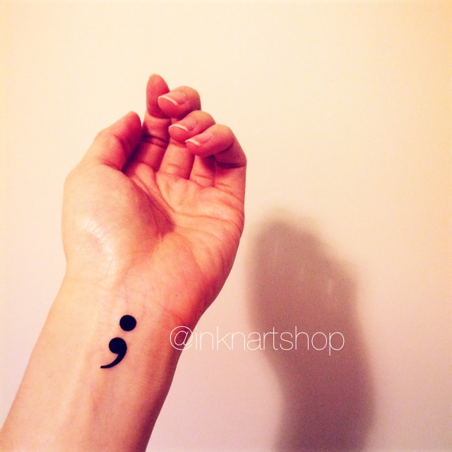 semicolon quote