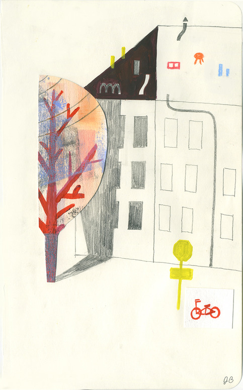 'Baltimore Hodgepodge 1' by Julianna Brion (8" x 10" PRINT)