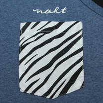 Zebra Tanktop (Denim Heather)