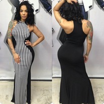 DIAMOND CUT SEXY DRESS