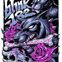 Blink-182 Australia 2013 Tour Poster