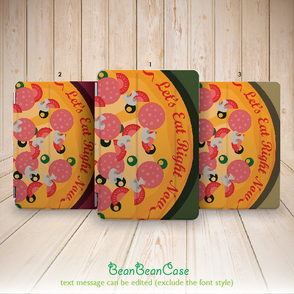 pizza style funny smart cover case for ipad mini case new ipad mini