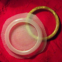 narrow organic bangle mold