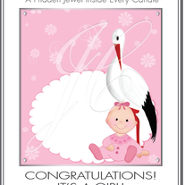 CONGRATULATIONS, IT'S A GIRL!