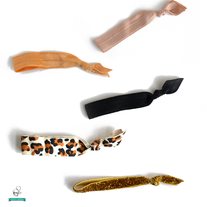 Wild Side Hair Tie Set - 5 Ties