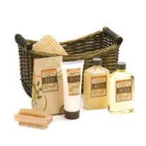 Lavender And Sage Basket Bath Set
