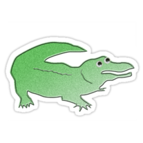 Alligator Sticker 