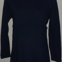Navy Blue Long Sleeve Top-Take Nine Maternity Size Large