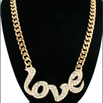 Metal Love Necklace