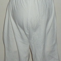 White Cotton Shorts-Duo Maternity Size Small  CLLO