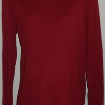 Long Sleeve Maroon Top-Oh Baby By Motherhood Size XL