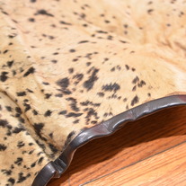 Genuine Cow Hide Leather Handmade Mat/Carpet (Beige)
