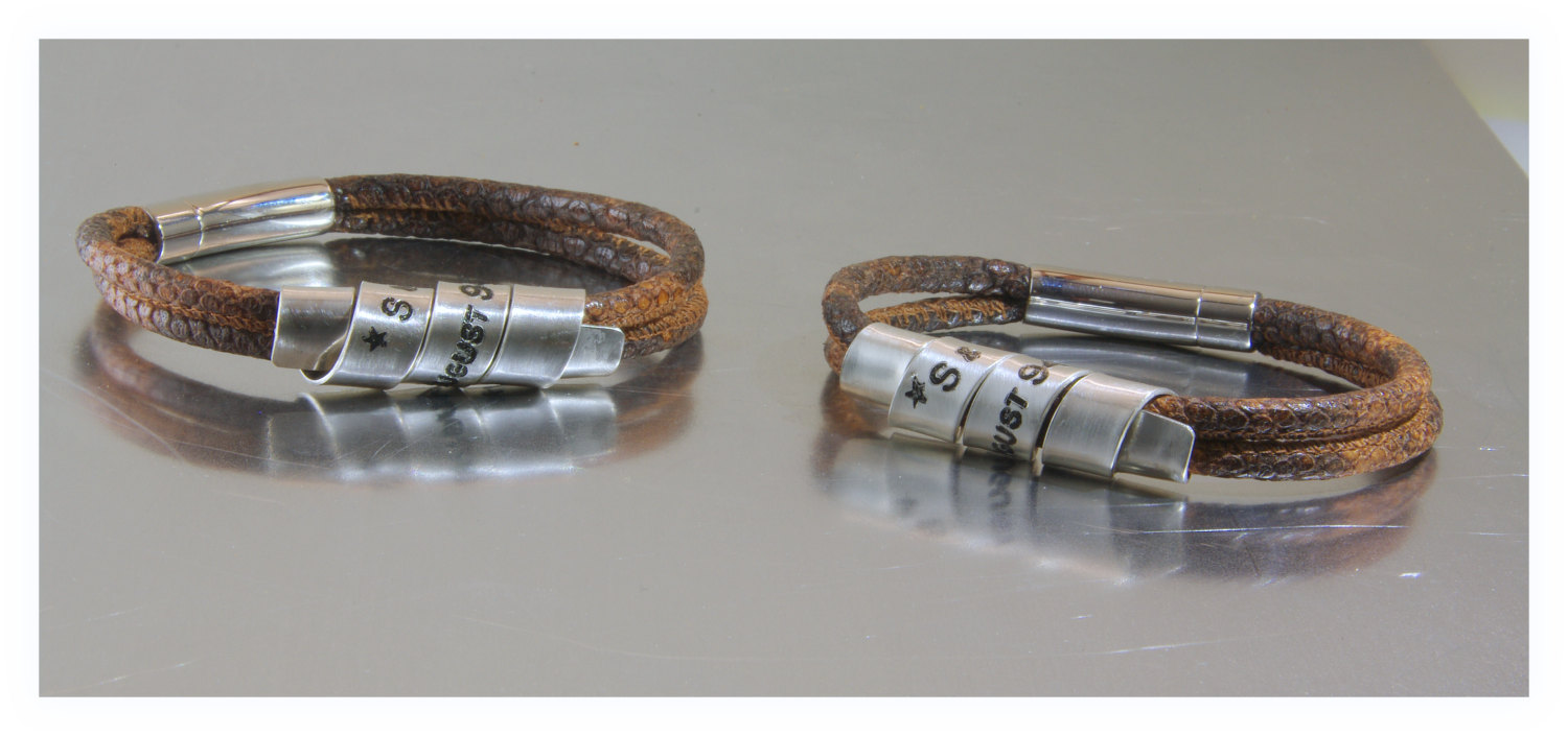 2x Matching Bracelet, His and Her Bracelets, Couple Bracelets,Matching