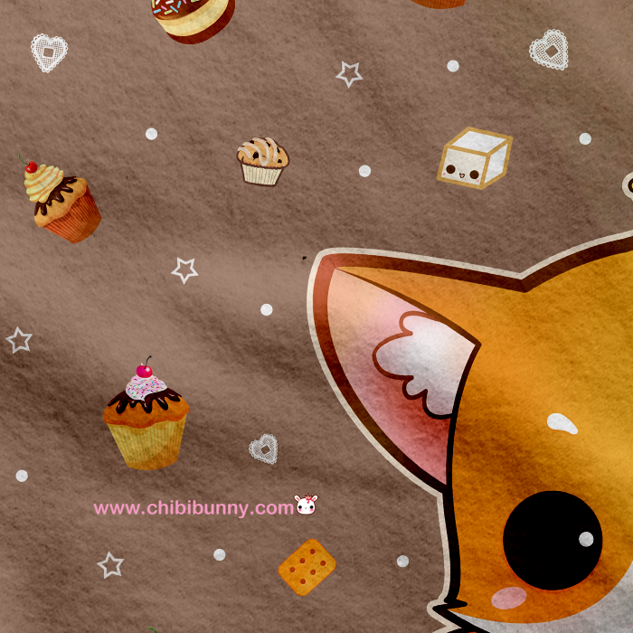 Fox And Chocolate Cakes Cute Kawaii Fleece Blanket FB40 Chibi Interesting Cute Fleece Throw Blankets Fox And Chocolate Cakes Cute Kawaii Fleece Blanket FB40 Chibi Interesting Cute Fleece Throw Blankets