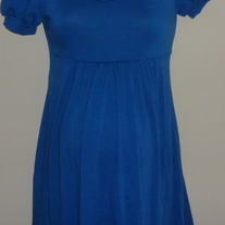 Blue Short Sleeve Dress-Soprano Size Small