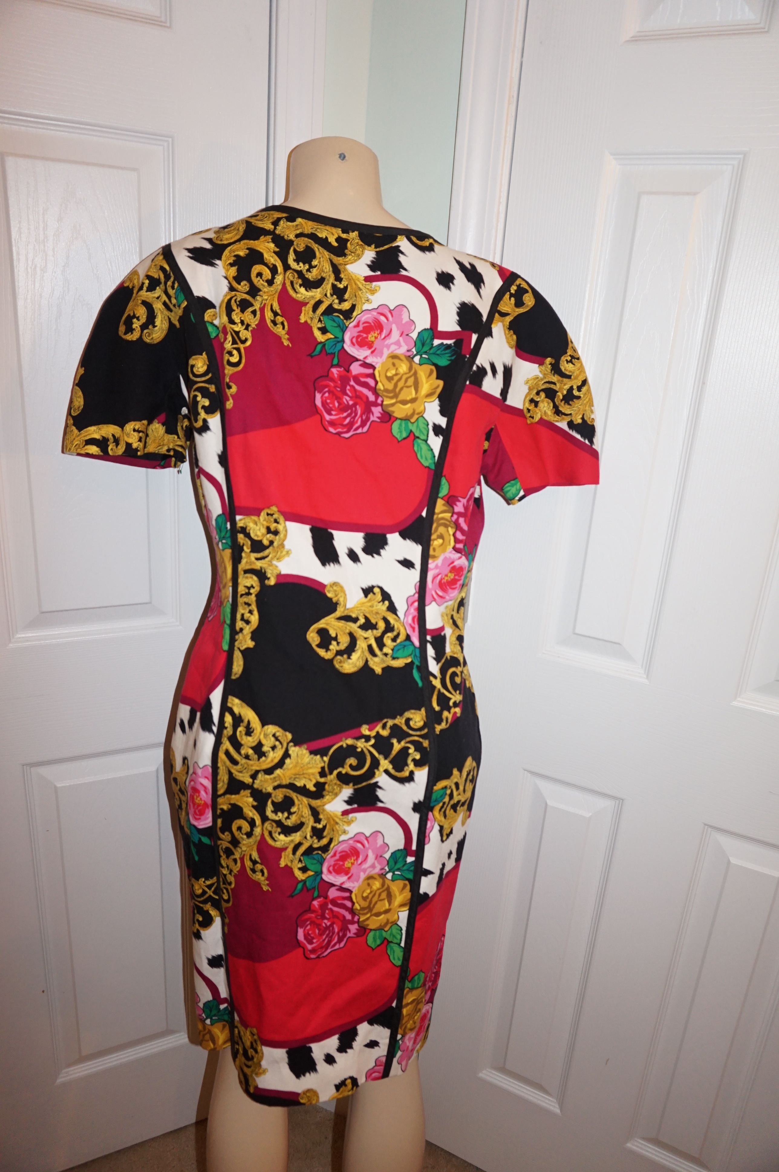 Divaxpress Resale Vintage Constance Saunders Versace Style Dress Size