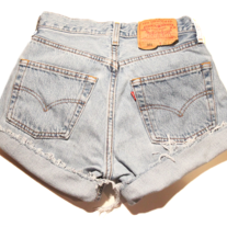 Levi's denim high waist shorts