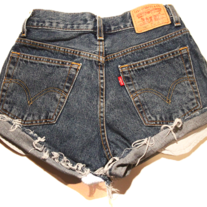 Levi's denim high waist shorts