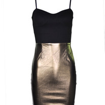 Metallic Bodycon dress