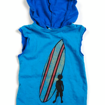 Appaman Surfboy Blue Hooded Tank