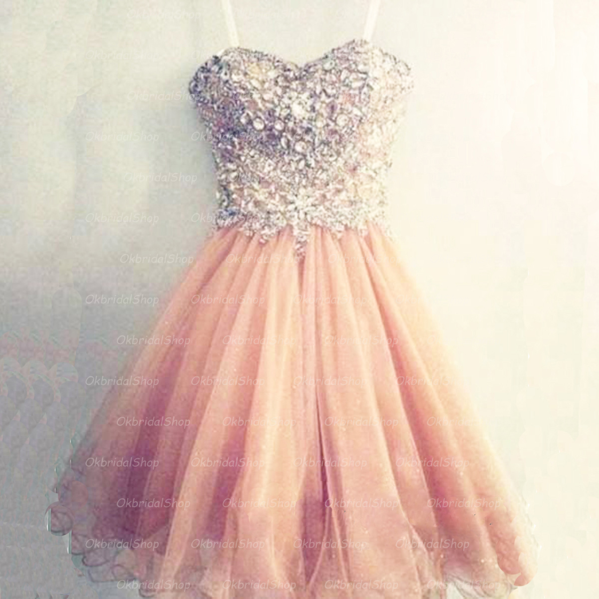 Short Prom Dresses  peach prom dress, short prom dress, prom dress ...