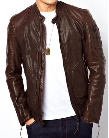 thin leather jacket mens